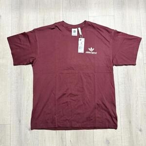 Adidas Originals Skyline GFX Rare Tee Burgundy Short Sleeve KE0260 - Size M Men